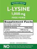 L-Lysine  100ct 1000mg by Kal