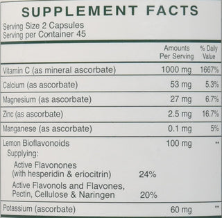 Buffered C - 90 Capsules (Rx Vitamins)