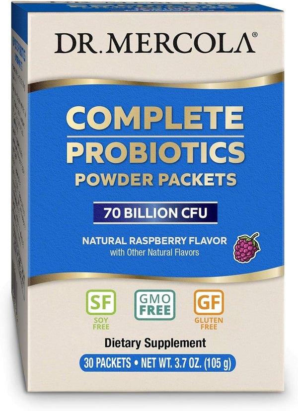 Complete Probiotics Powder Packets 30 Per Box by Dr. Mercola