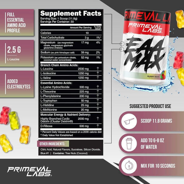 EAA MAX - Watermelon - 30 Servings (Primeval Labs)