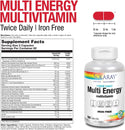Twice Daily Multi Energy  60ct  gelcap by Solaray