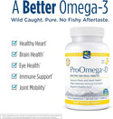 ProOmega-D 1000 mg - 60 Lemon Soft Gels (Nordic Naturals)