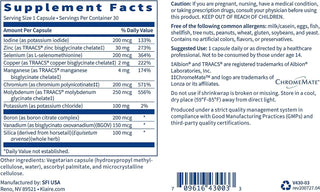 LDA Trace Mineral Complex - 30 Caps Klaire Labs