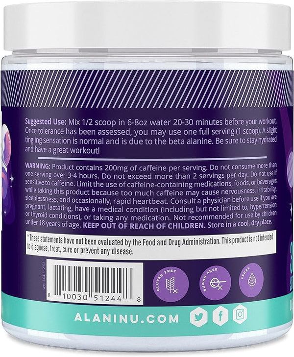 Pre-Workout Cosmic Stardust - 10.58 OZ (Alani Nu)