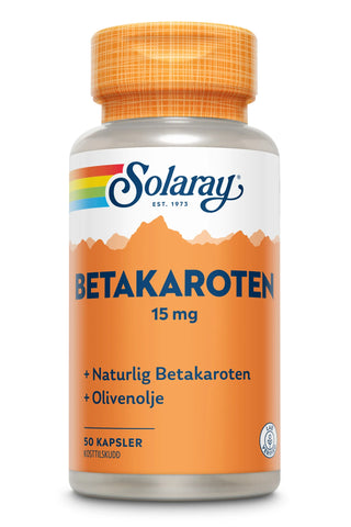 Betakaroten 15 mg, 50 kpsl  50stk 15mg