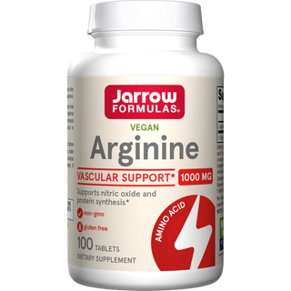 L-Arginine 1000mg - 100 Tablets (Jarrow Formulas)