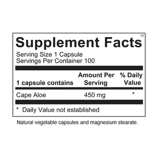 Aloe 450 - 100 Capsules (Inwell Biosciences) NP