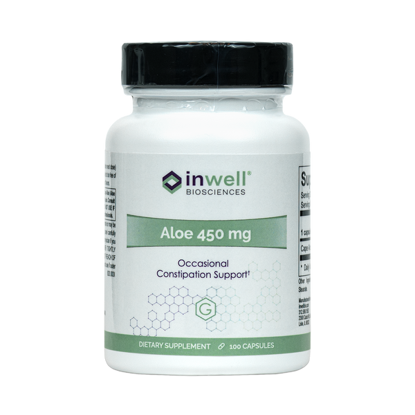 Aloe 450 - 100 Capsules (Inwell Biosciences) NP