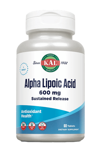 Alpha Lipoic Acid Sustained Release Tablets 600mg 60ct by KAL