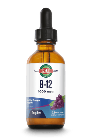 B-12 Liquid DropIns 1000 mcg 2oz by KAL