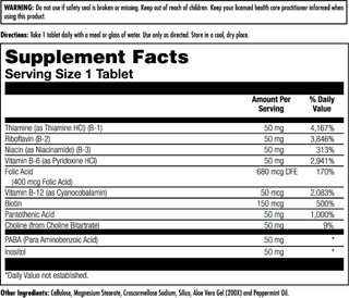 B-50 Complex Tablets 50ct by KAL