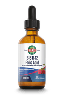 B-6 B-12 Folic Acid DropIns Berry 2oz by KAL