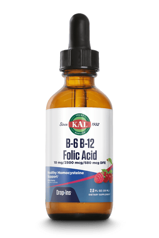 B-6 B-12 Folic Acid DropIns Berry 2oz by KAL