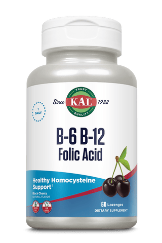 B-6 B-12 Folic Acid Lozenges 60ct by KAL