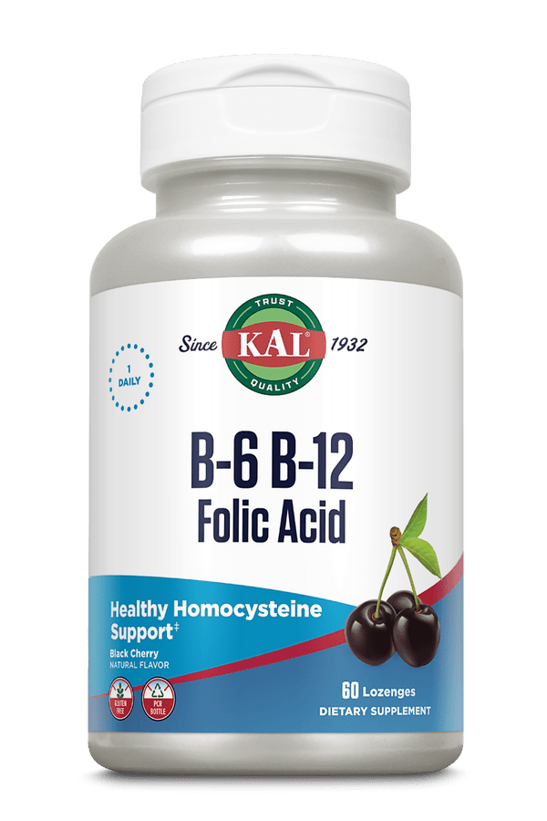 B-6 B-12 Folic Acid Lozenges 60ct by KAL