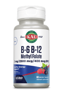 B-6 B-12 Methyl Folate ActivMelt Instant Dissolve Tablets 60ct by KAL