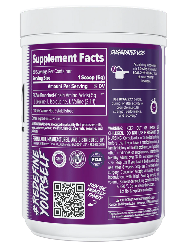 Pure BCAA 211 - 9.7 OZ Fruit Punch (Finaflex)