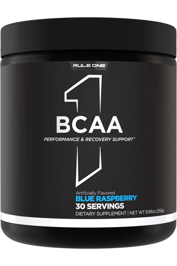 BCAAs - 7.6 OZ Blue Raspberry (Rule One)