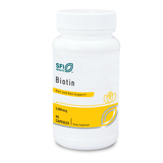 Biotin 5,000 mcg - 90 Vegetarian Capsules (Klaire Labs)