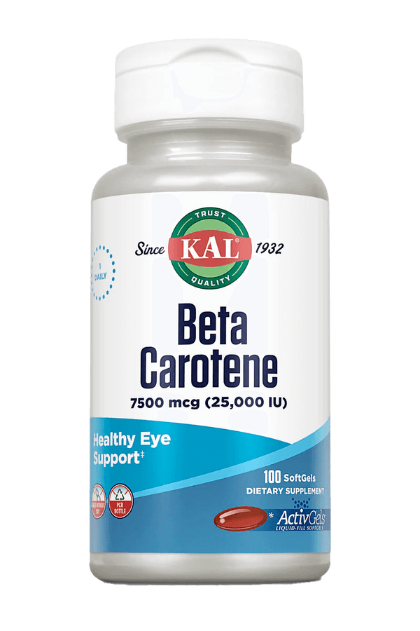 Beta Carotene ActivGels Softgels 7,500 mcg 100ct by KAL