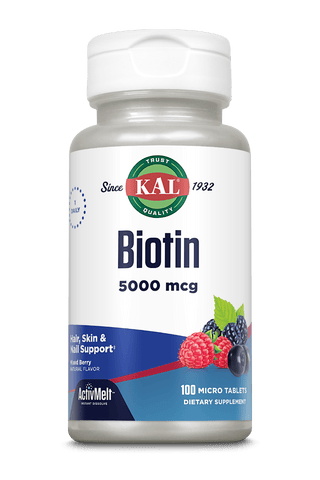 Biotin 5,000 mcg ActivMelt Instant Dissolve Tablets 100ct by KAL