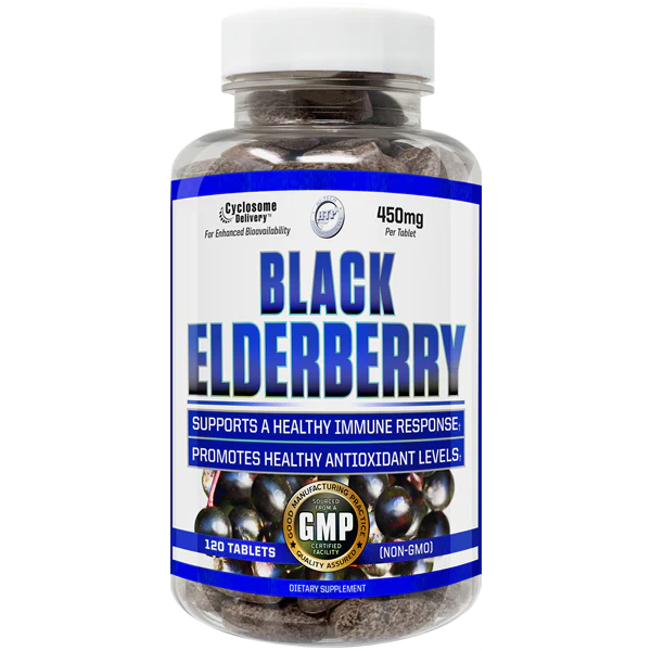 Black Elderberry 120 tablets - by Hi-Tech Pharma