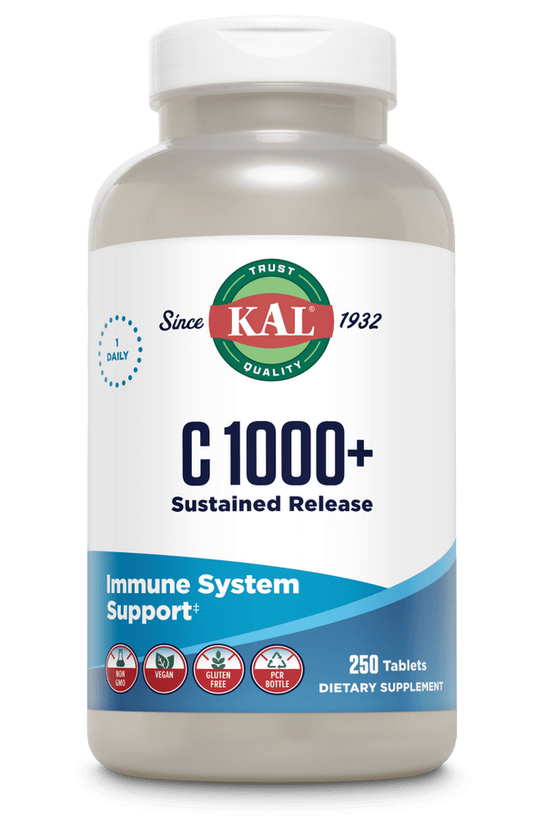 C 1000+ Sustained Release Tablets 250ct by KAL