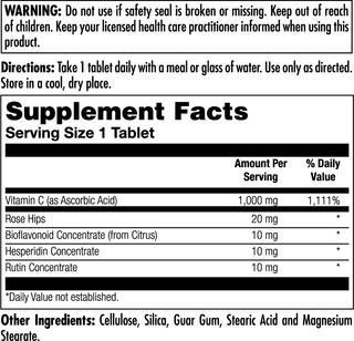 C 1000+ Sustained Release Tablets 250ct by KAL