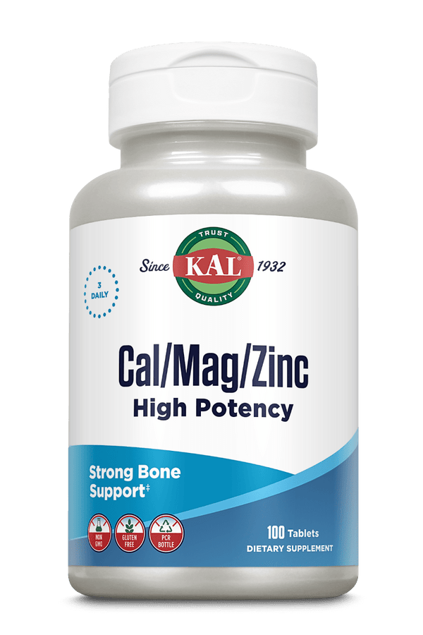 Cal/Mag/Zinc High Potency Tablets 250ct by KAL