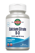 Calcium Citrate D-3 Tablets 180ct by KAL