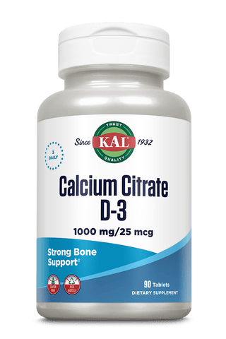 Calcium Citrate D-3 Tablets 180ct by KAL