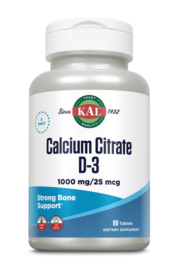 Calcium Citrate D-3 Tablets 180ct by KAL