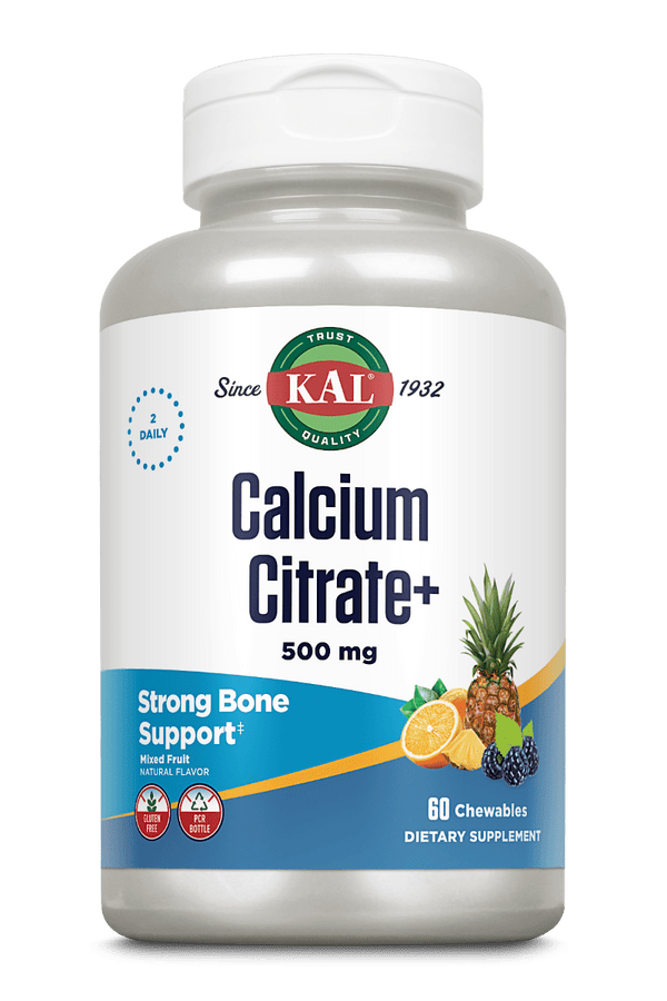 Calcium Citrate+ Chewables 500 mg 60ct by KAL