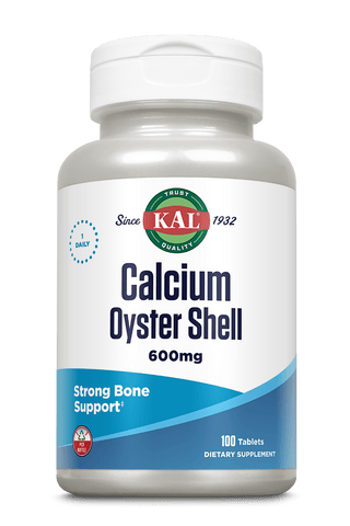 Calcium Oyster Shell Tablets 600 mg 100ct by KAL