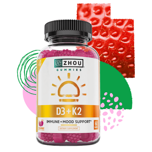 D3 + K2 Gummies by Zhou Nutrition