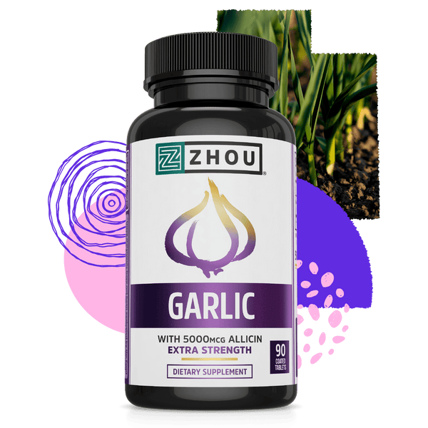 Garlic with Allicin by Zhou Nutrition