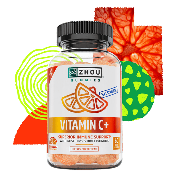 Vitamin C+ Gummies by Zhou Nutrition