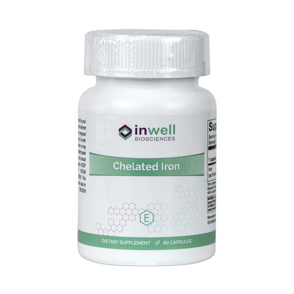 Chelate Iron - 60 Capsules (Inwell Biosciences) NP