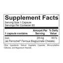 Chelate Iron - 60 Capsules (Inwell Biosciences) NP