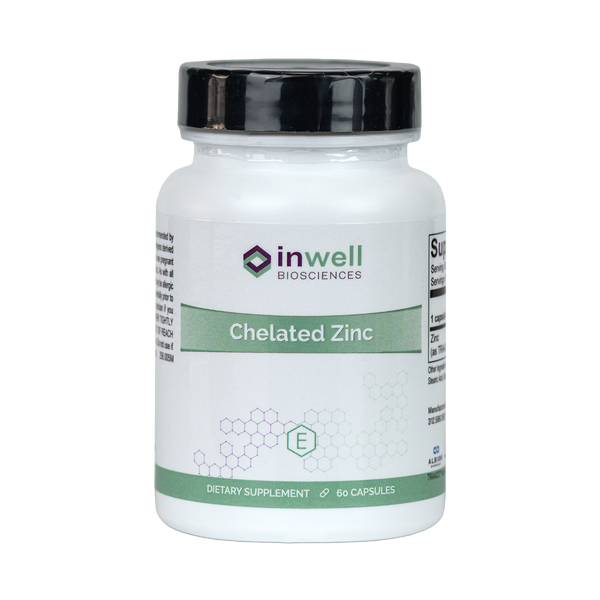 Chelate Zinc - 60 Capsules (Inwell Biosciences) NP