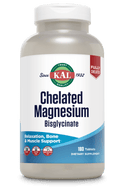 Chelated Magnesium Bisglycinate Tablets 180ct by KAL