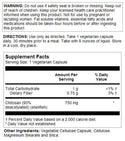 Chitosan 60ct 750mg gelcap by Solaray