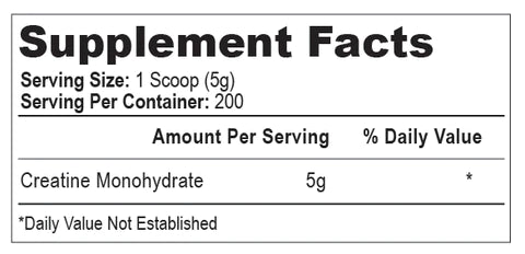 Creatine Monohydrate 1000g - by Hi-Tech Pharma