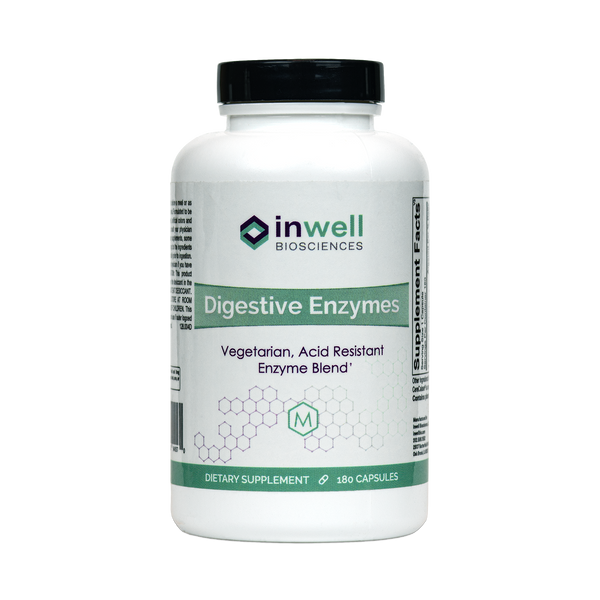 Digestive Enzymes - 180 Capsules (Inwell Biosciences)