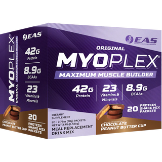 Myoplex Box  20 - 78g packets Chocolate Peanut Butter Cup by EAS