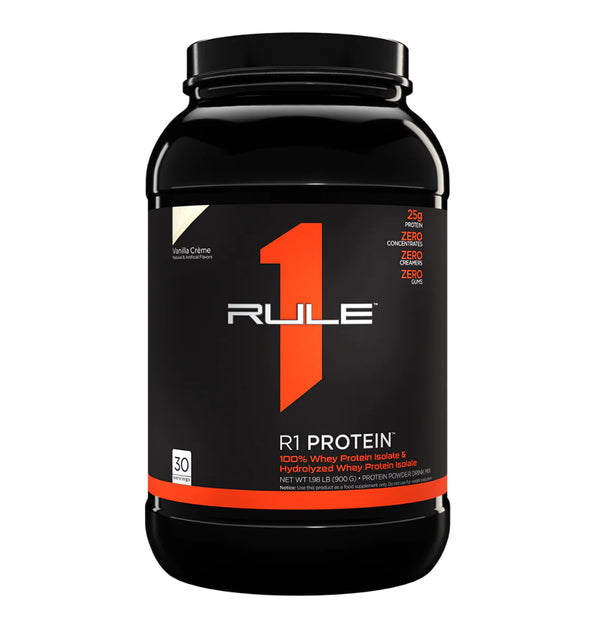 R1 Whey Isolate Protein Powder - 1.98 LBS VANILLA CREME (Rule One Proteins)