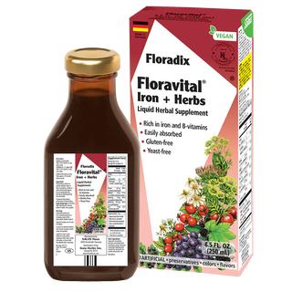 Floravital Iron & Herbs Yeast-Free - 8.5 FL OZ Salus Floradix