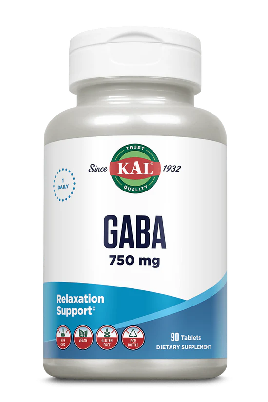 GABA  90ct 750mg by Kal