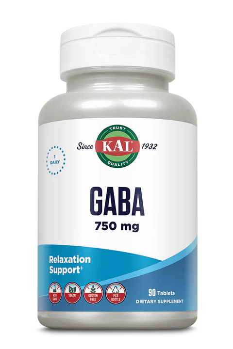 GABA  90ct 750mg by Kal