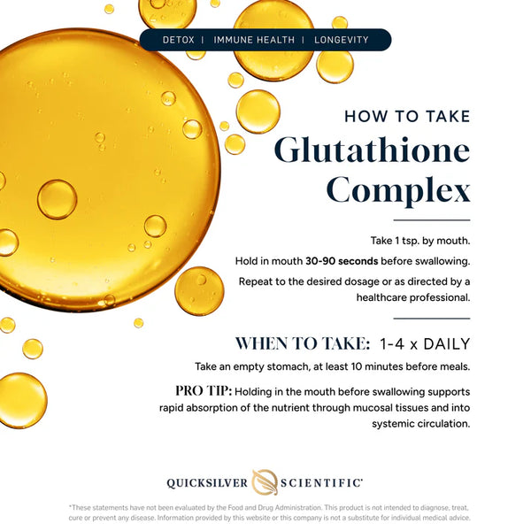 Glutathione Complex - 3.38 OZ (Quicksilver Scientific)